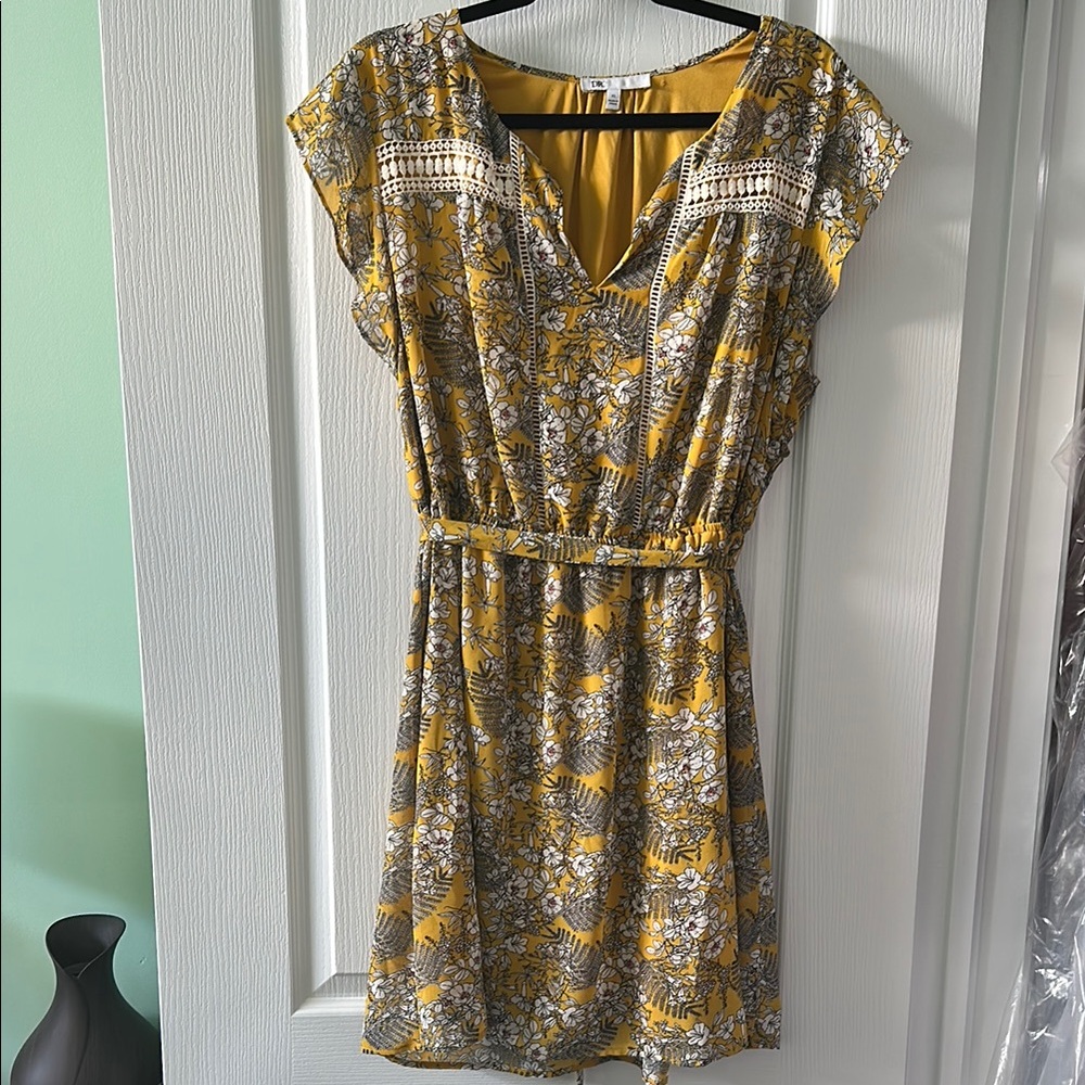 Floral Yellow Dress